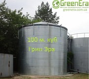 Резервуар на 100 кубов для жидкости,  емкость 100 м. куб.